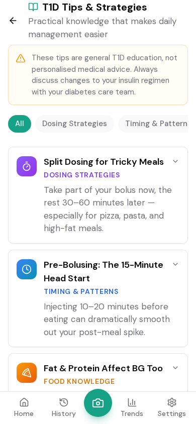 iSpike T1D tips and strategies
