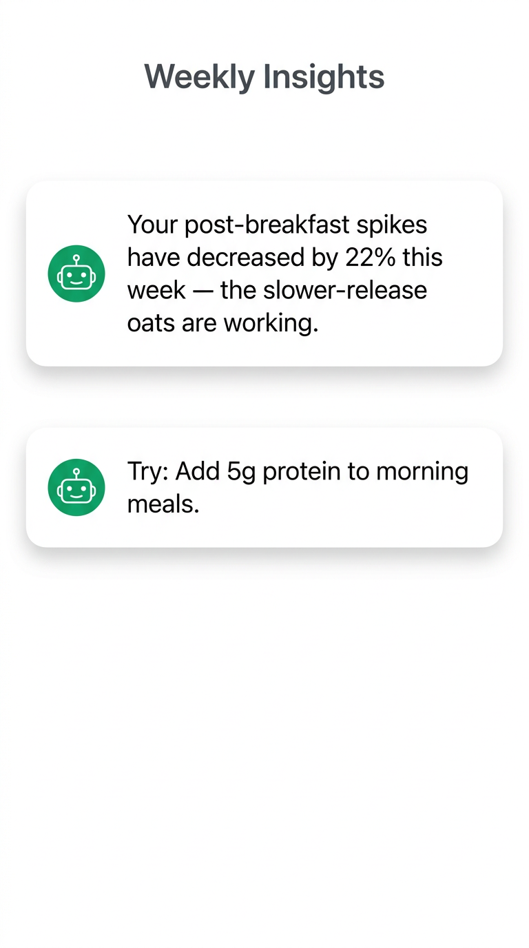 iSpike learns from your meals