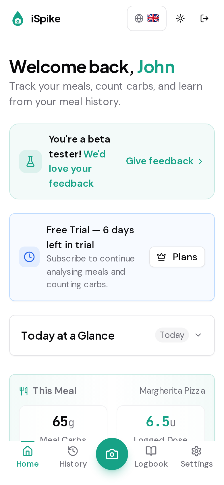 iSpike dashboard