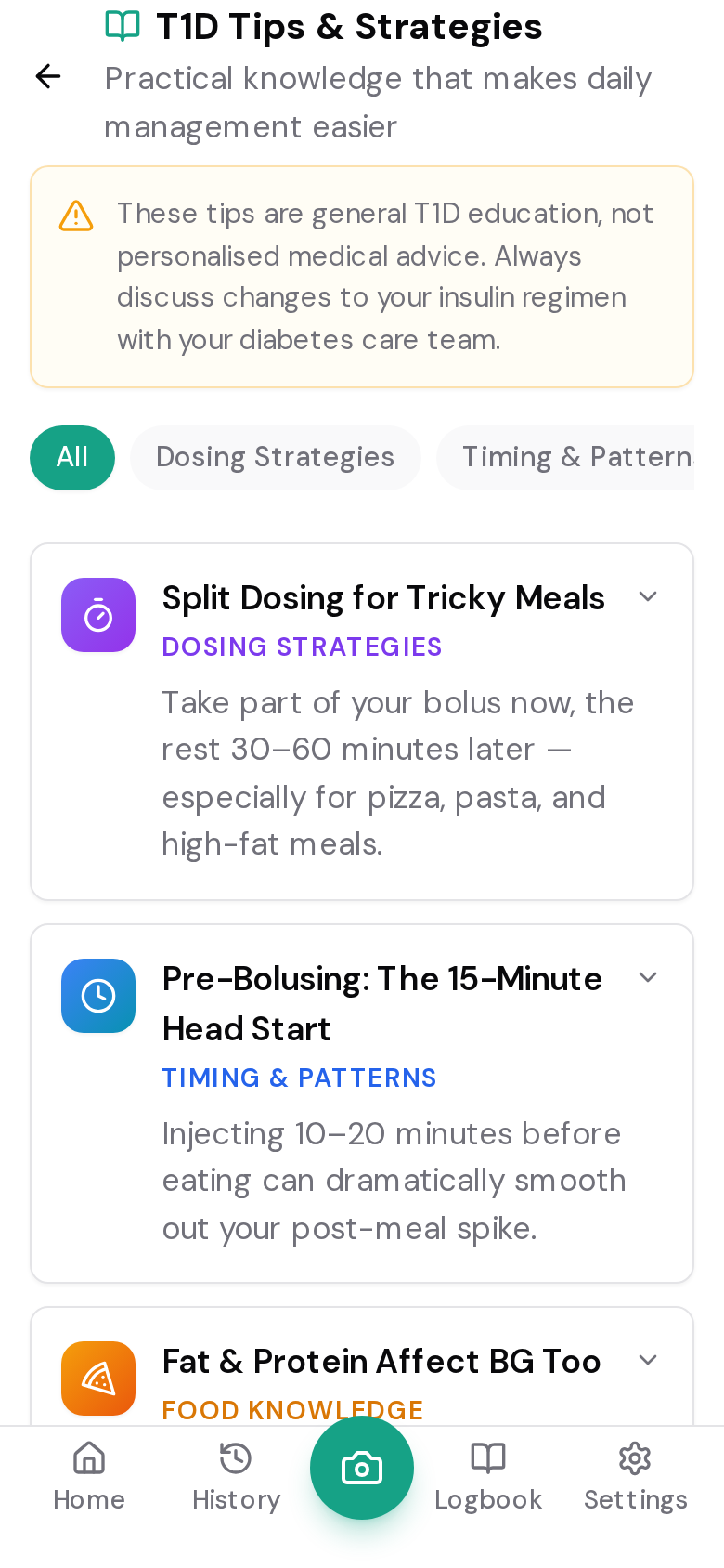iSpike T1D tips and strategies